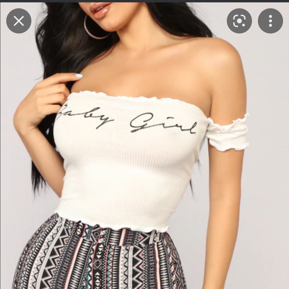 NWT baby girl off shoulder top !